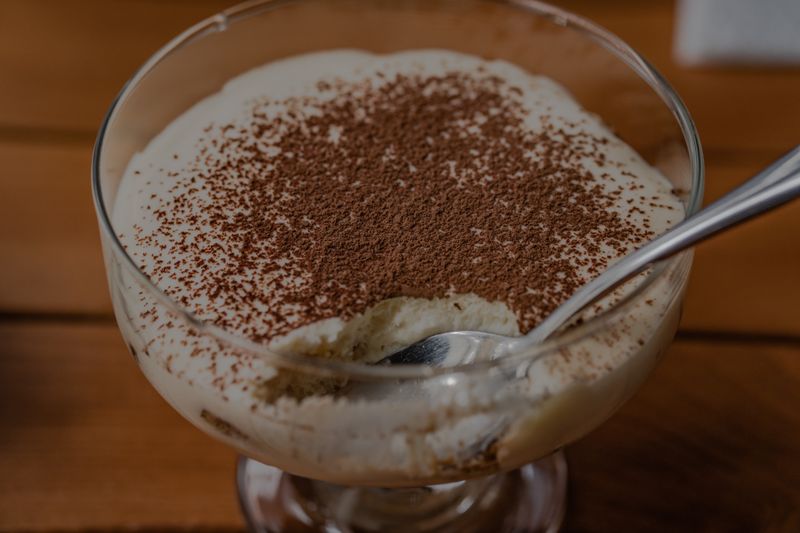 tiramisu dessert at pizza luce